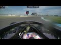My first IndyCar pole position lap! (featuring a bug 😅)