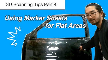 3D Scanning Tips Part 4: Using Marker Sheets for Flat Areas