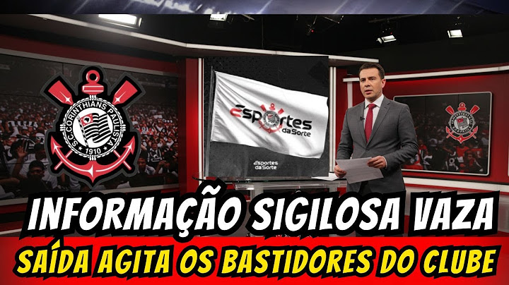 It has now been leaked behind the scenes at Corinthians! The situation took everyone by surprise ...