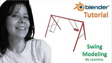 Blender Tutorial : How to do Swing modeling | By Leontina | HW Blue #blender #cad #3dmodeling #3d