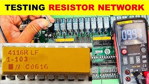 {487} What Is Resistor Network || How To Test Resistor Network