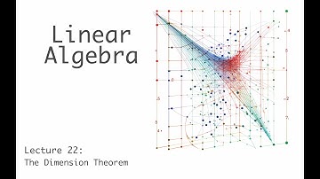 The Dimension Theorem - Linear Algebra - Lecture 22b (of 23)