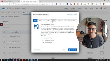1. Downloading data from Qualtrics