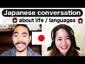 Japanese conversation with Ryoma san (About his life)