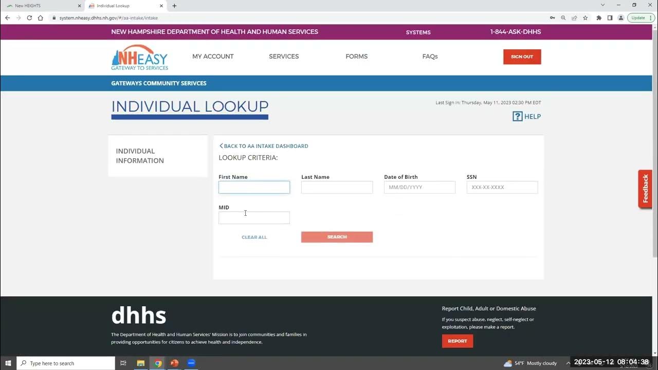 NH Easy Creating and Managing Intakes YouTube