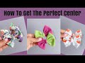 Perfect Center Hand Tied Bows