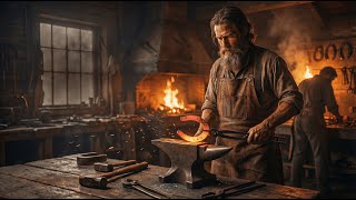 Inside the Frontier Blacksmith Shop: How Horseshoes Powered the Wild West (Full Process)