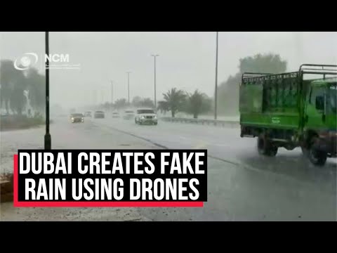 WATCH: Dubai creates fake rain using drones to beat 50-degree heat | Cobrapost