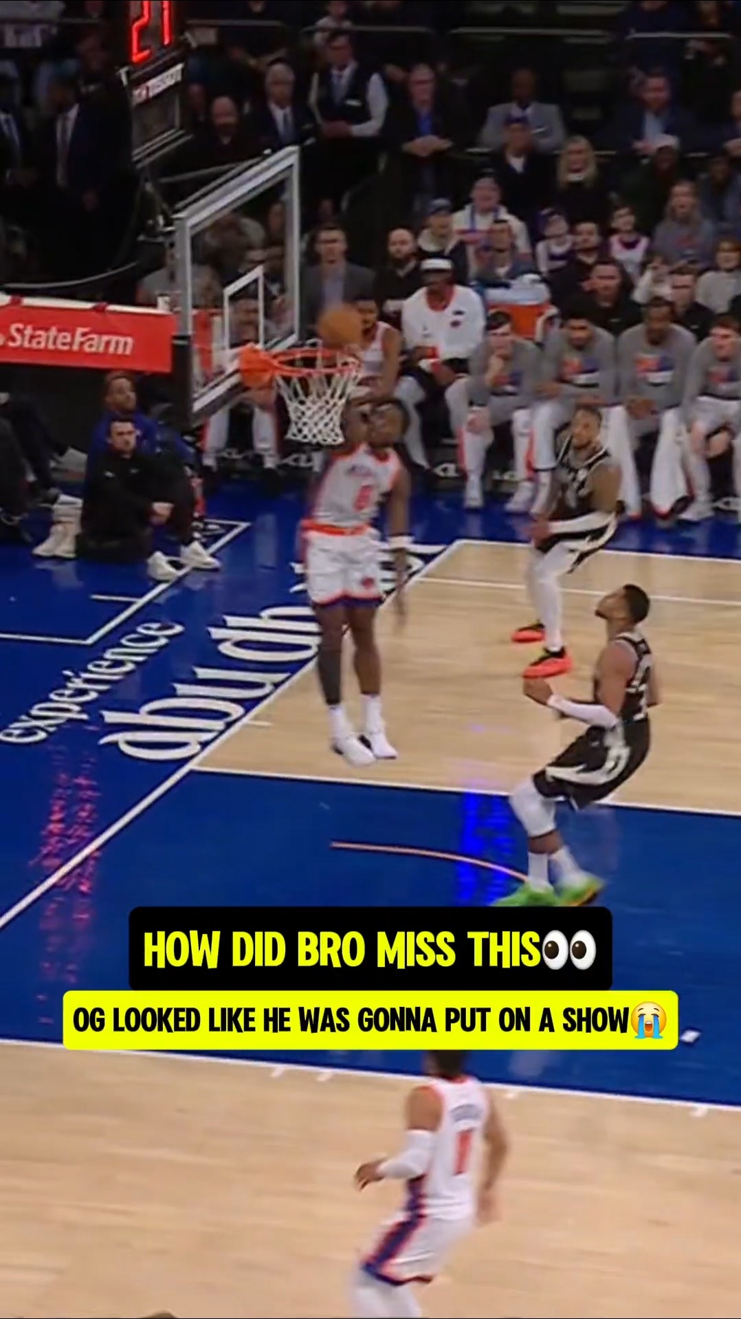 Giannis presence made bro miss?