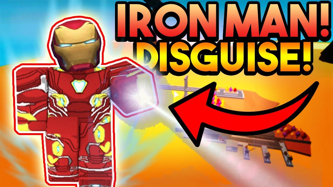 Op Iron Man Disguise Trolling Roblox Super Power Training