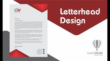 Letterhead Design in Corel Draw | Corel Tutorial for Beginners | Corel X3 | Corel X5 | Corel X6
