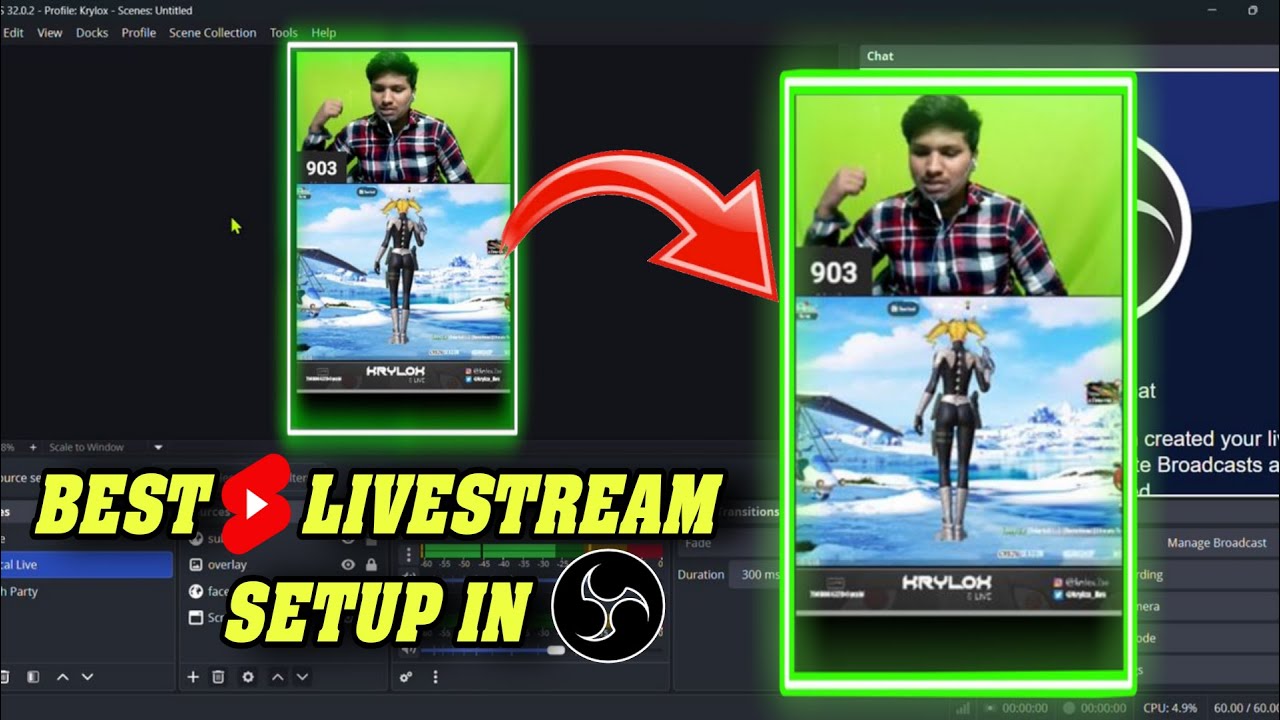 How to do vertical live stream on YouTube with OBS Studio | OBS Streaming Guide 2026