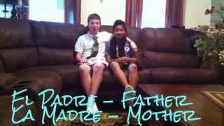 Spanish Family Words  Dylan Jacob Lance Connor And Ryan