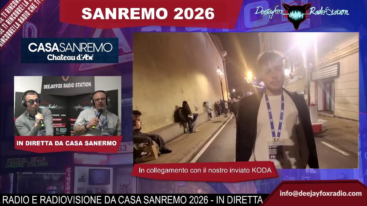 L'ultimo collegamento con Koda, per questo Sanremo 2026