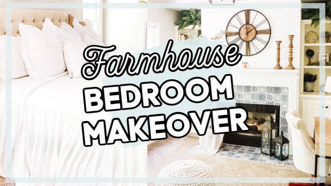 MASTER BEDROOM MAKEOVER | Modern Farmhouse Bedroom Decorating Ideas | Master Bedroom Tour