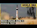 India testfires agniv ballistic missile  latest news  world dna  wion