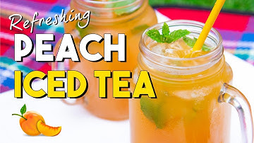Ultimate Peach Iced Tea Recipe - Easy Drinks at Home #Ad
