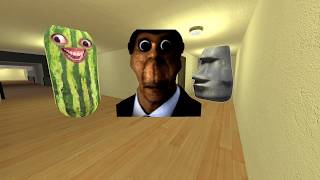 THE SCARIEST NEXTBOTS IN GMOD BACKROOMS | OBUNGA &amp; MOAI ATTACK! #nextbots #Gmod