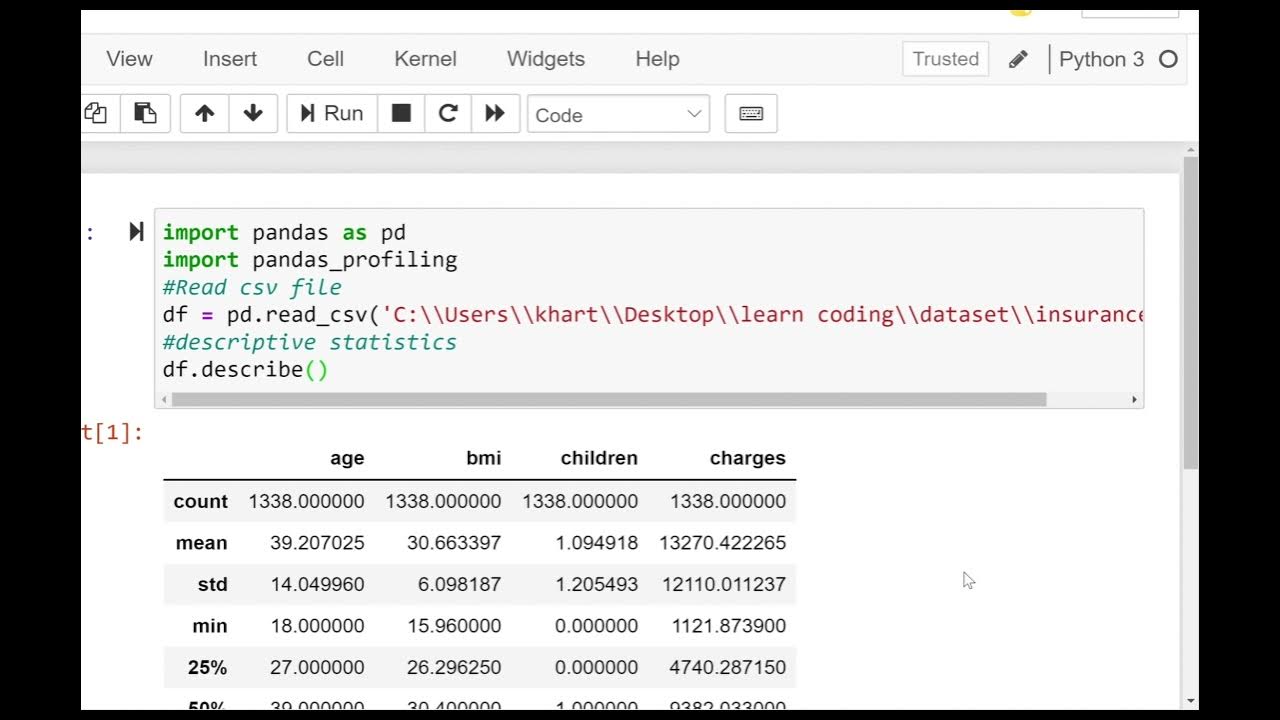 Exploratory data analysis using pandas in python - YouTube