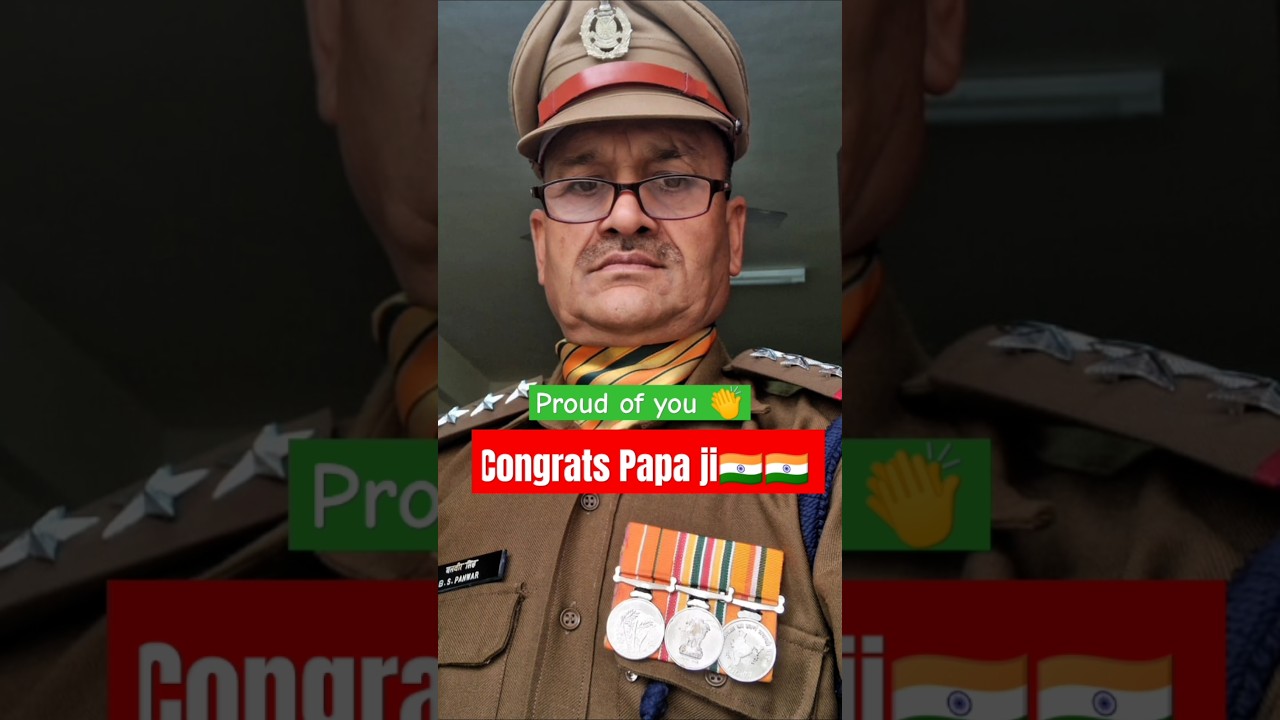 Sub Inspector to Inspector ⭐⭐⭐🇮🇳🙏 congrats Papa ji🇮🇳🙏