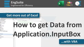 How get Data from Application.InputBox - Excel VBA