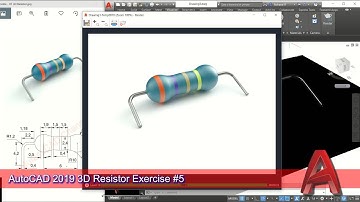 AutoCAD 2019 Design 3D Resistor Modeling Tutorial For Beginner