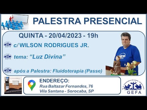 Assista: Palestra Presencial - c/ WILSON RODRIGUES JÚNIOR (20/04/2023)