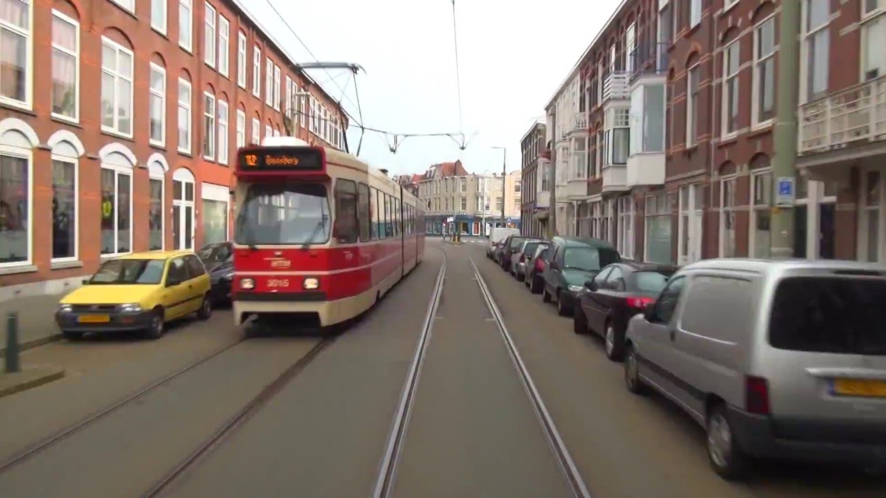 HTM tramlijn 12 Duindorp - Hollands Spoor - Duindorp | GTL8 3025 | 6x versneld - YouTube
