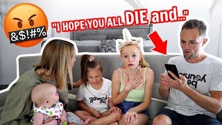 READING MEAN COMMENTS *shocking* | Family Fizz