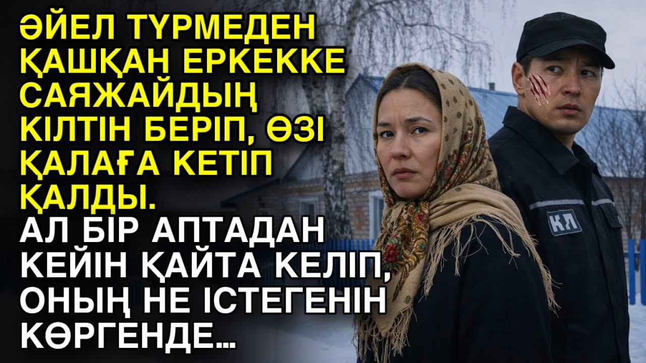 ӘЙЕЛ ТҮРМЕДЕН ҚАШҚАН ЕРКЕККЕ САЯЖАЙДЫҢ КІЛТІН БЕРІП, ӨЗІ ҚАЛАҒА КЕТІП ҚАЛДЫ. АЛ БІР АПТАДАН КЕЙІН…