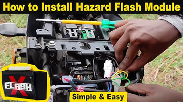 How to install Flash X Hazard Module in R15 V3 BS6 | Race Dynamics | FlashX | Plug and Play | Hazard
