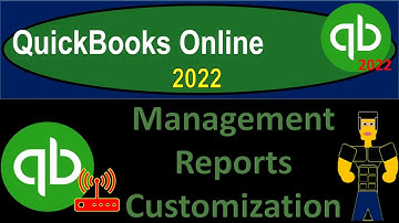 Management Reports Customization 2160 QuickBooks Online 2022