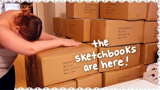 HUGE Sketchbook Delivery!