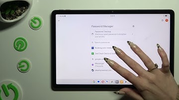 How To Edit Saved Google Passwords Autofill on LENOVO Tab M11?