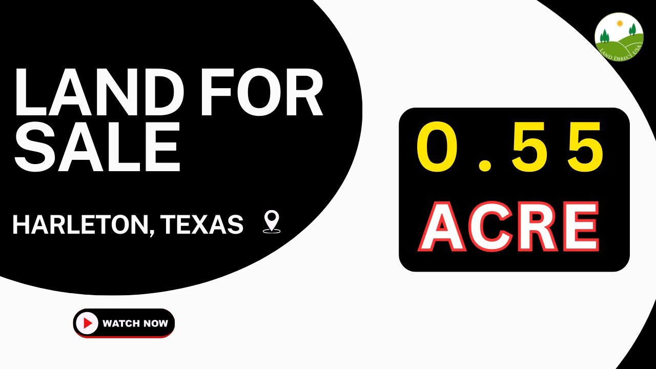 0.55 Acre Land For Sale in Harleton, Texas [R000045033] YouTube