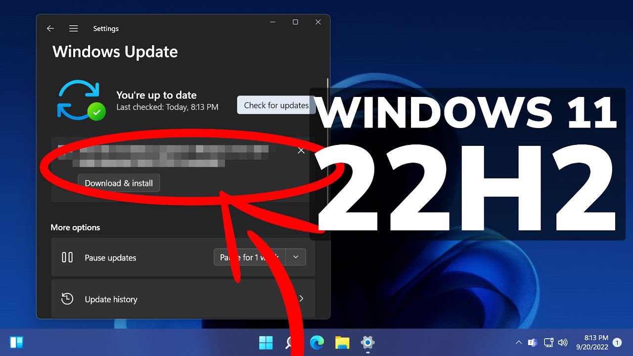 Windows 11 22H2 is Officially Released (How to Install) YouTube