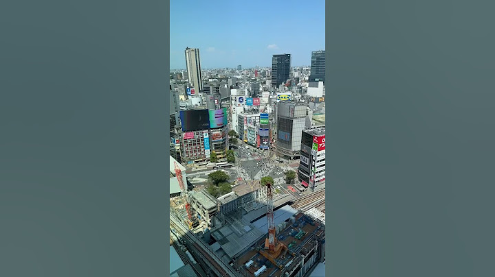 Come to a cafe with the best view in #Shibuya!
