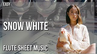 Flute Sheet Music: How to play Snow White by Laufey