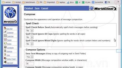 Hướng dẫn - Thiết lập chữ ký trên WorlClient MDaemon | P.A Việt Nam