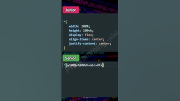 CSS Trick Junior vs Senior Frontend developer  programming javascript html coding webdevelopment💻🌐