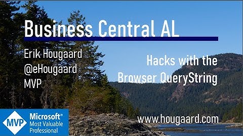 Hacks with the Query String in Business Central AL