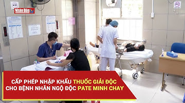 Cấp phép nhập khẩu thuốc giải độc cho bệnh nhân ngộ độc pate Minh Chay