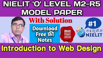 M2R5 Web Designing & Publishing Part 1