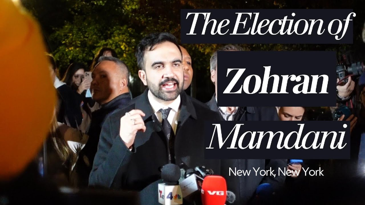 Vlog: Zohran Mamdani is Elected Mayor of New York City - November 2025 ...