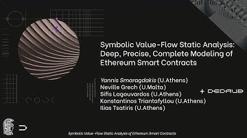 [COVID]Symbolic value-flow static analysis:deep,precise,complete modeling of Ethereum smartcontracts