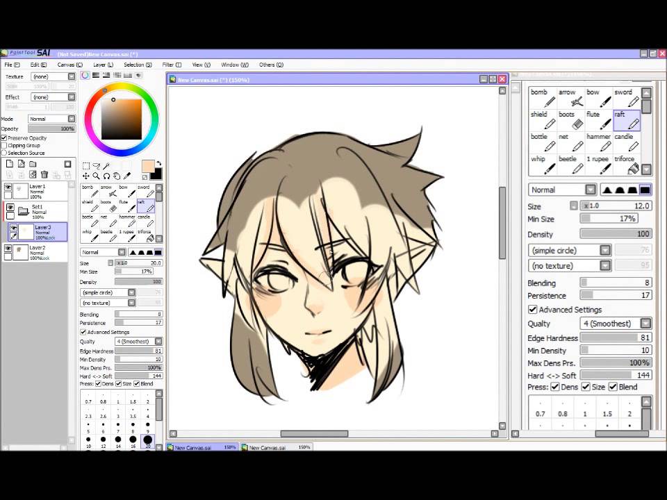 paint tool sai brush textures not showing paint tool sai brush textures not showing
