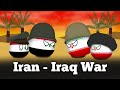 History Iran-Iraq War Explained with Countryballs