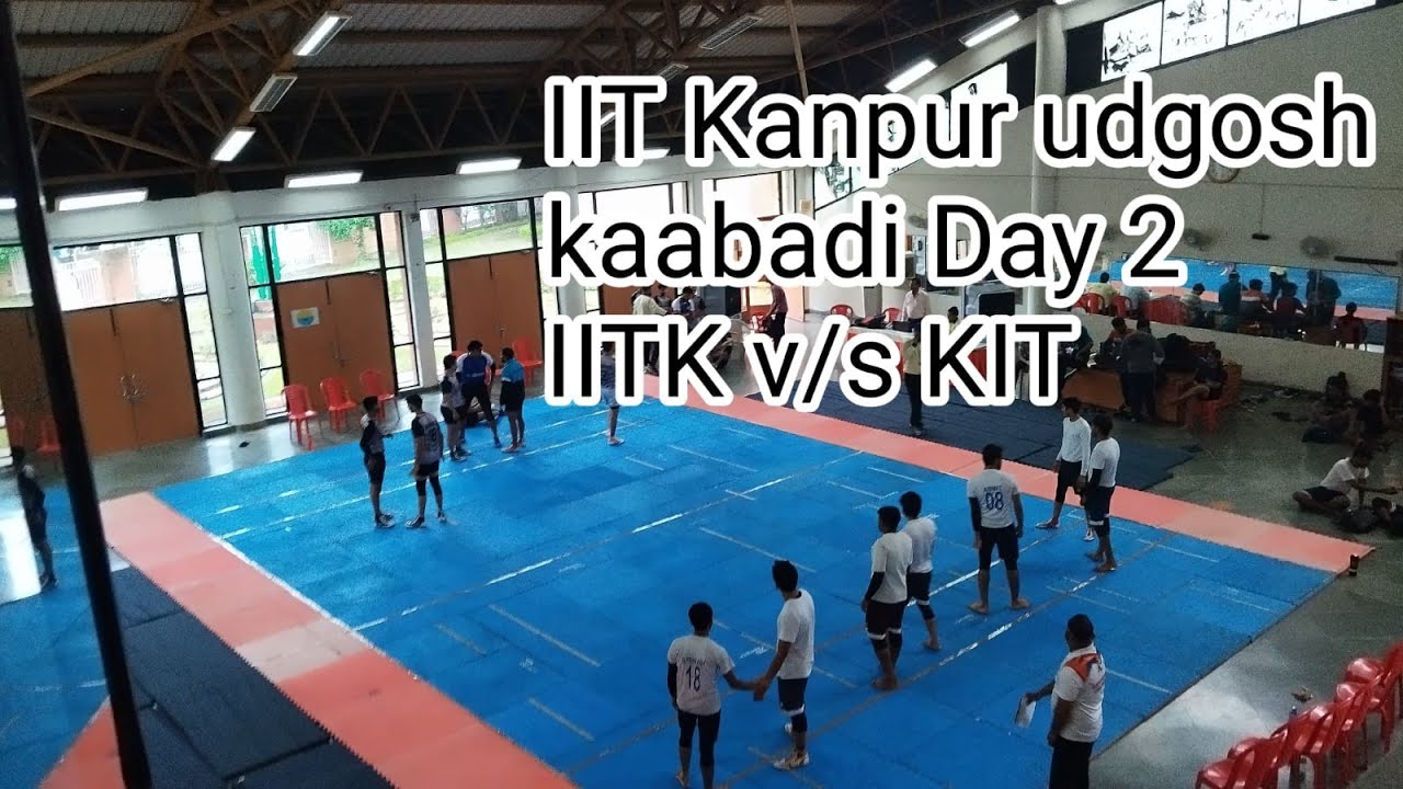 Day 2 udgosh 2025 kaabadi live IIT Kanpur v/s KIT 💯🎉