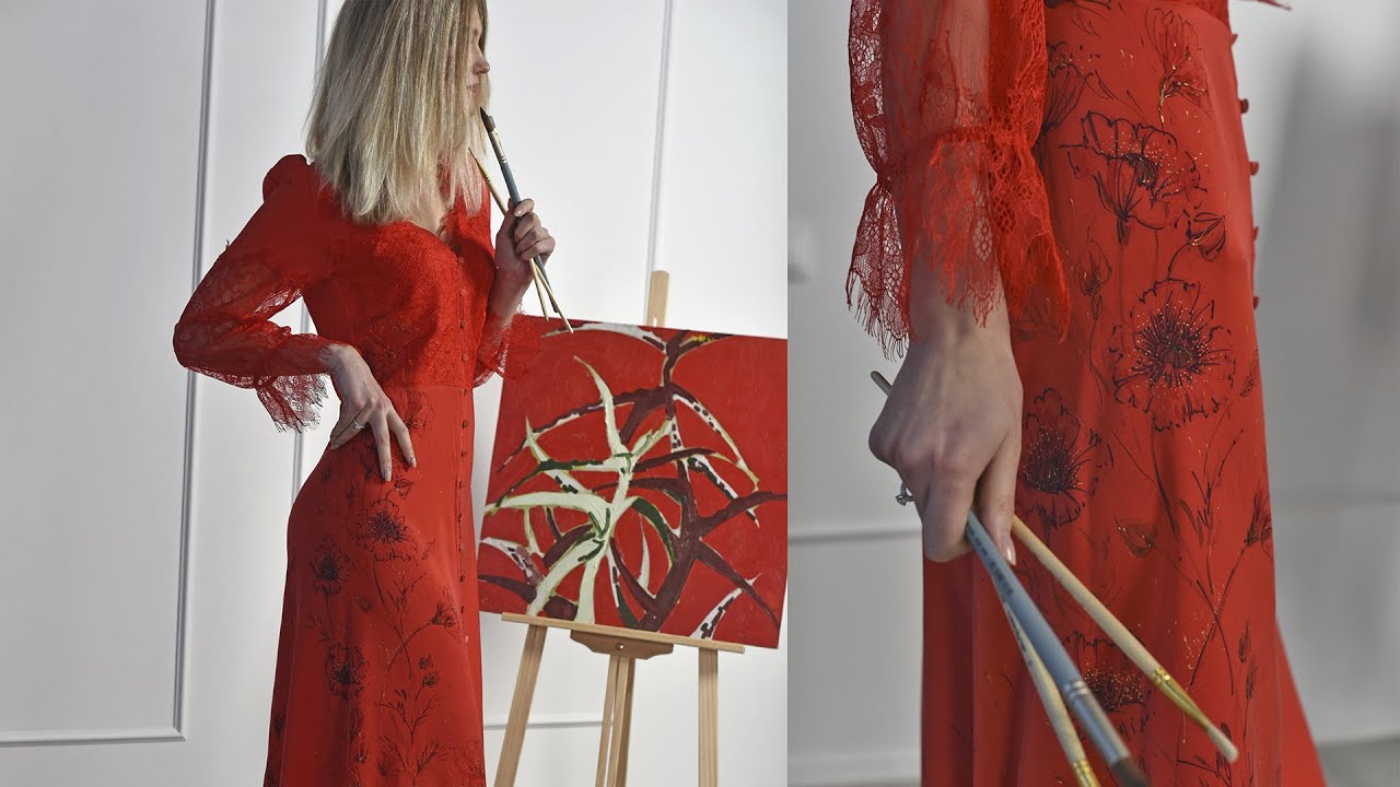 Красный Платья Видео фото 17