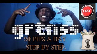 Simple Forex Trading Strategy 50 Pips A Day (STEP BY STEP)